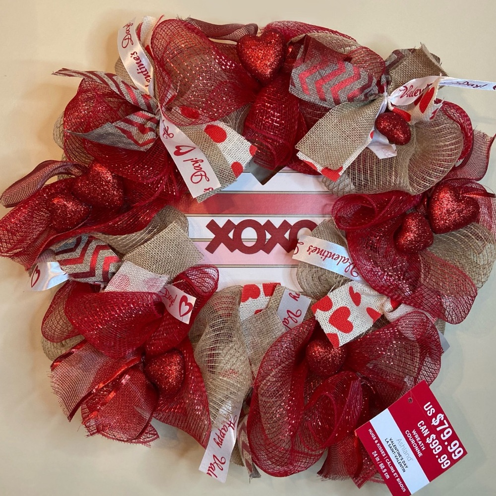 Valentine’s Day wreath